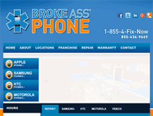 Tablet Screenshot of brokeassphone.com
